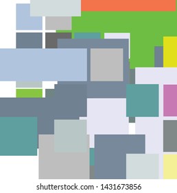 Abstract mosaic of different colors squares pattern background. creative colorful geometric background