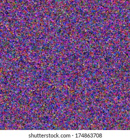 abstract mosaic with different geometric triangles