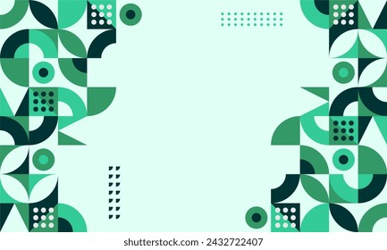 abstract mosaic flat design background