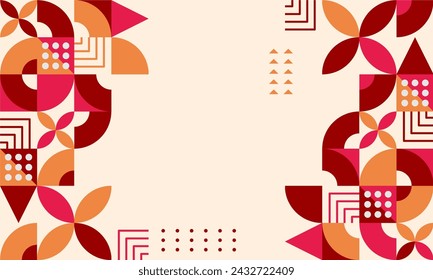 abstract mosaic flat design background