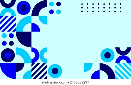 abstract mosaic flat design background

