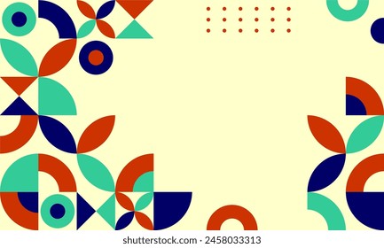abstract mosaic flat design background

