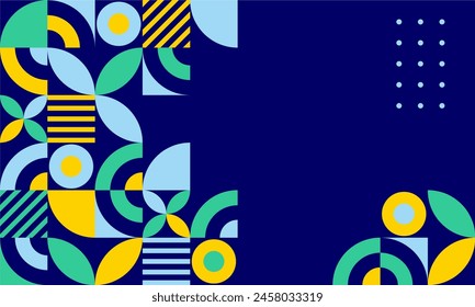 abstract mosaic flat design background

