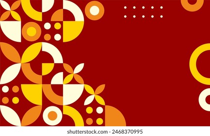 abstract mosaic flat design background

