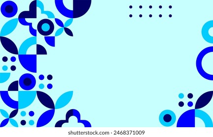 abstract mosaic flat design background

