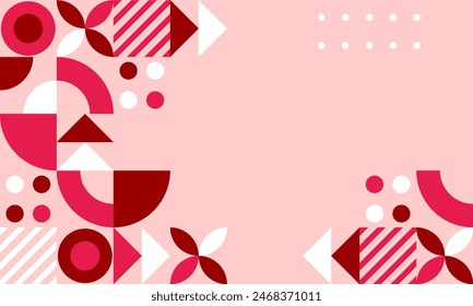 abstract mosaic flat design background

