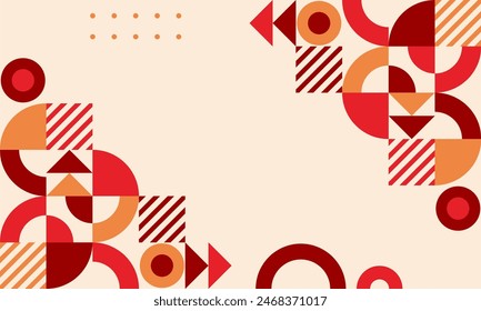 abstract mosaic flat design background

