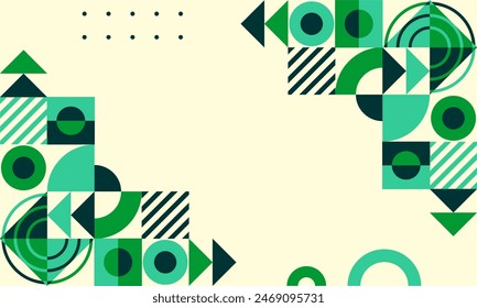 abstract mosaic flat design background