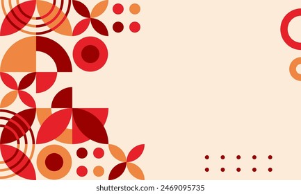 abstract mosaic flat design background