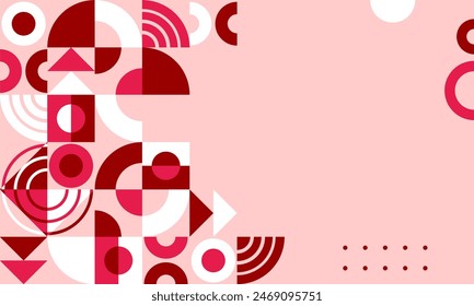 abstract mosaic flat design background
