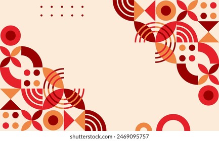 Abstraktes Mosaik flacher Design Hintergrund