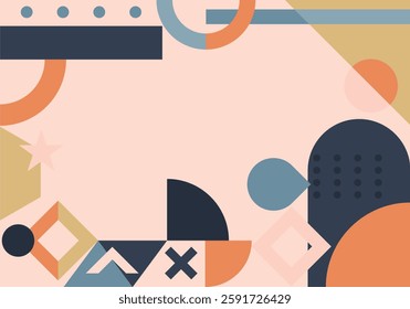 Abstract Mosaic Geometric Abstract Background