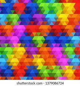 Abstract mosaic geometric color background. eps 10