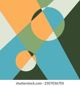 Abstract mosaic geometric illustration background. Colorful square backdrop.
