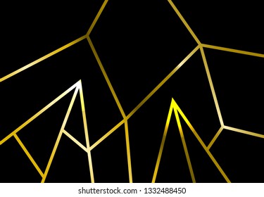 Abstract mosaic gold background polygonal vector, simple illustration , triangle texture shape geometric