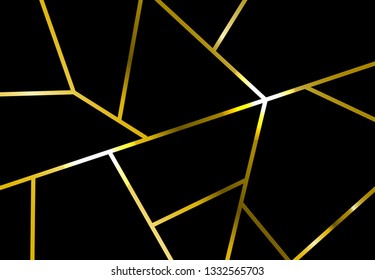 Abstract mosaic gold background polygonal vector, simple illustration , triangle texture shape geometric
