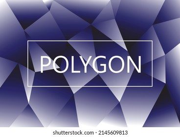 Abstract mosaic gradient graphic background, Dark purple geometric rumpled triangular style, Vector polygonal design for business