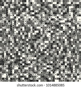 Abstract Mosaic Graphic Motif Mottled Textured Background. Seamless Pattern.