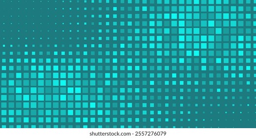 abstract mosaic grid squares and blue color.illustration