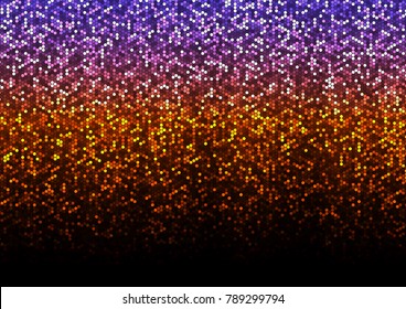 Abstract mosaic of hexagons. A pattern of geometric halftones.