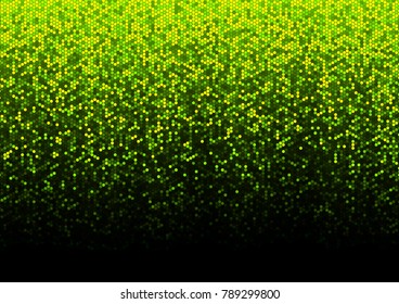 Abstract mosaic of hexagons. A pattern of geometric halftones.