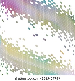 abstract mosaic information concept background