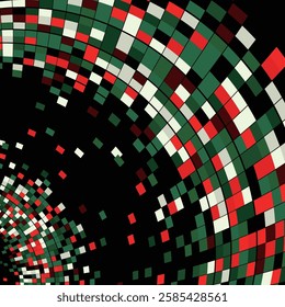 abstract mosaic information concept background