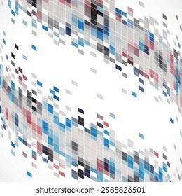 abstract mosaic information concept background