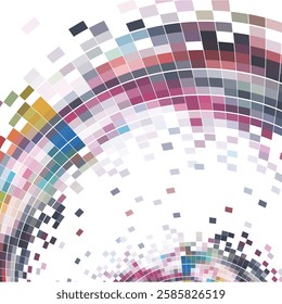 abstract mosaic information concept background