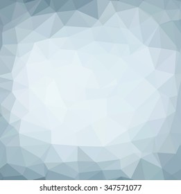 Abstract mosaic  Light Blue vector polygonal background