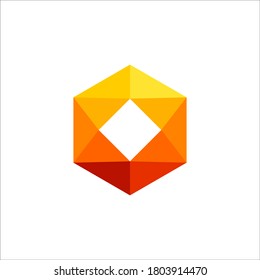 signo vectorial del diseño del logotipo de mosaico abstracto