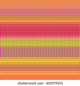 Abstract mosaic multicolor checkered background. Mosaic tiles of bright geometric pattern. Stylish elegant design template for cover, web, banner, card, label. Vector mosaic frame background.