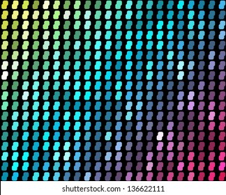 Abstract mosaic neon background