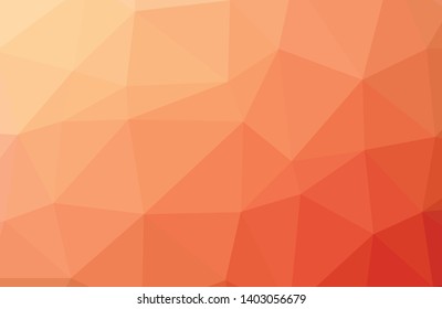 Abstract mosaic Orange Polygonal Geometric Triangle Background, Low Poly Style. Business Design Templates modern Triangle Background.