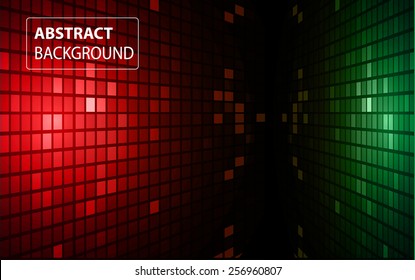 abstract mosaic orange red background with gloss. table. Technology background set for computer graphic website internet and business. text box. Brochure. card.