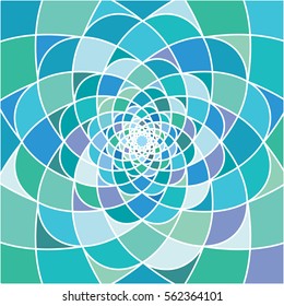 Abstract mosaic pattern