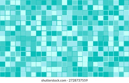 Patrón de mosaico Abstractas en tonos turquesa tranquilizadores.  Perfecto para fondos de Sitio web, presentaciones o proyectos de arte digital.