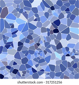 Abstract mosaic pattern consisting of elements of different sizes and colors
