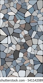 Abstract mosaic pattern consisting of elements of different sizes and colors. Suitable for use as a background of a website