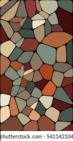 Abstract mosaic pattern consisting of elements of different sizes and colors. Suitable for use as a background of a website