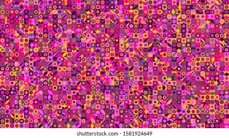 Abstract mosaic pattern desktop background - colorful vector graphic design