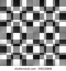Abstract mosaic pattern with fade effect. Seamlessly repeatable. Minimal monochrome texture.