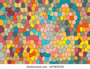 Abstract mosaic pattern. Modern random colors. Ideal for textiles, packaging, paper printing, simple backgrounds and textures.