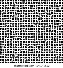 Abstract mosaic pattern. Pavement, stonework or revetment element with random, irregular pieces. Tessellation texture