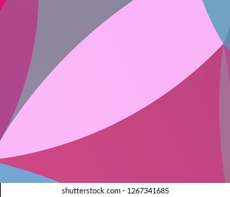 Abstract mosaic pattern with wavy shapes. Vector illustration.