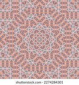 Abstract mosaic periodic ornament graphic design. Cute wrapping print. Interior geometrical texture. Japan traditional composition. Beauty fashion cover.