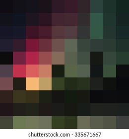 Abstract mosaic polar light color background, editable vector eps 8