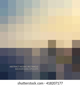 Abstract mosaic rectangle pastel color background, eps 8