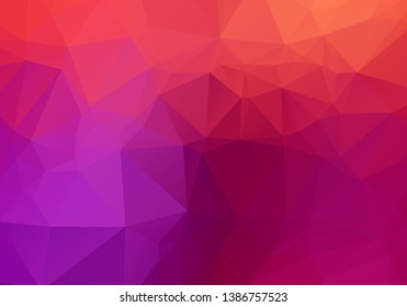Abstract mosaic Red Polygonal Geometric Triangle Background, Low Poly Style. Business Design Templates modern Triangle Background.