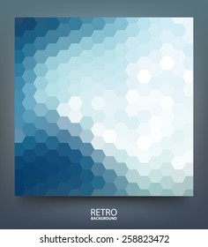 Abstract mosaic, rhombus pattern background.